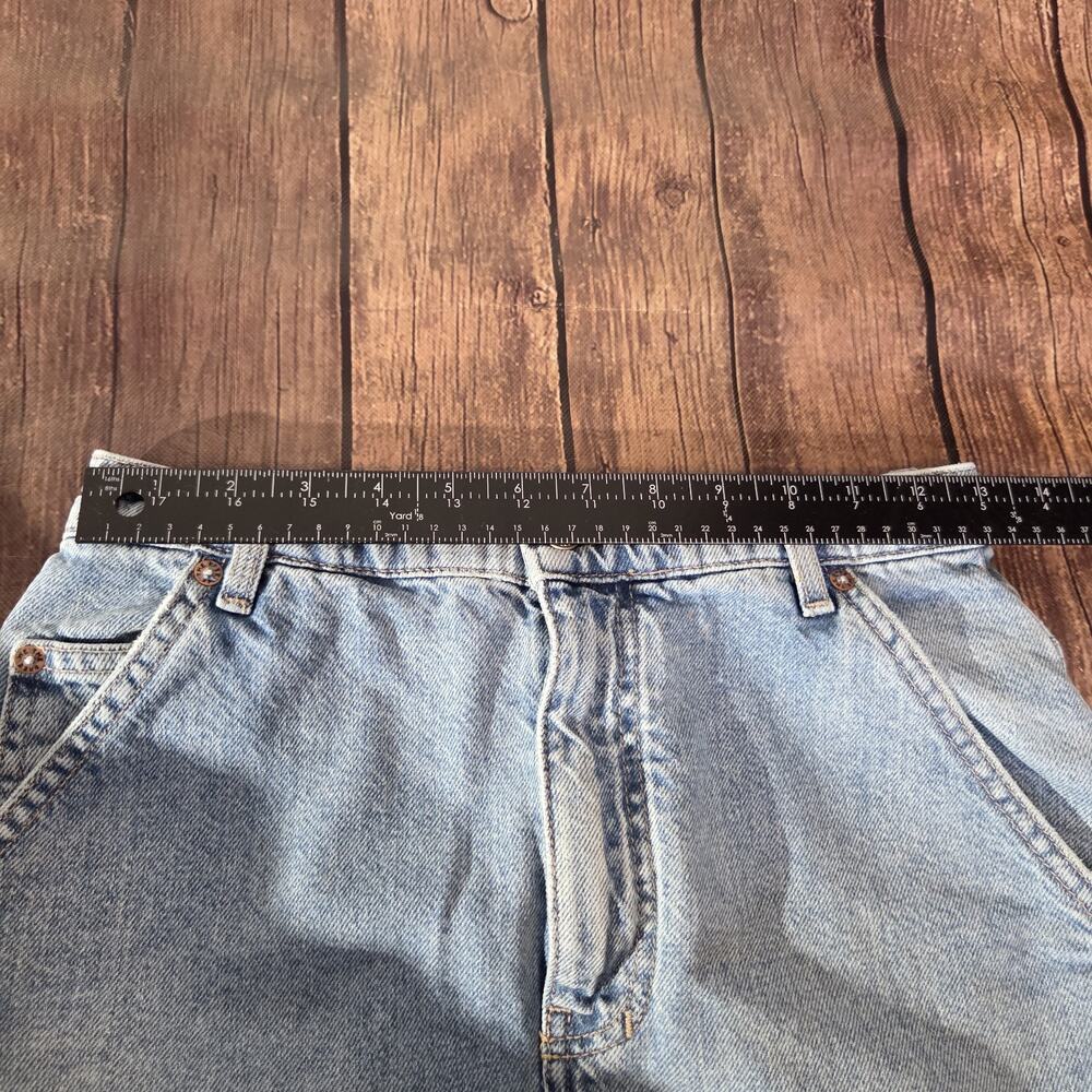 Free People Denim Skirt Women 25 Blue Wild Roses Midi Pockets Front Slit - Picture 2 of 12